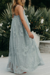 SS Girl's Dress Madeline Lace Dress (airy blue)