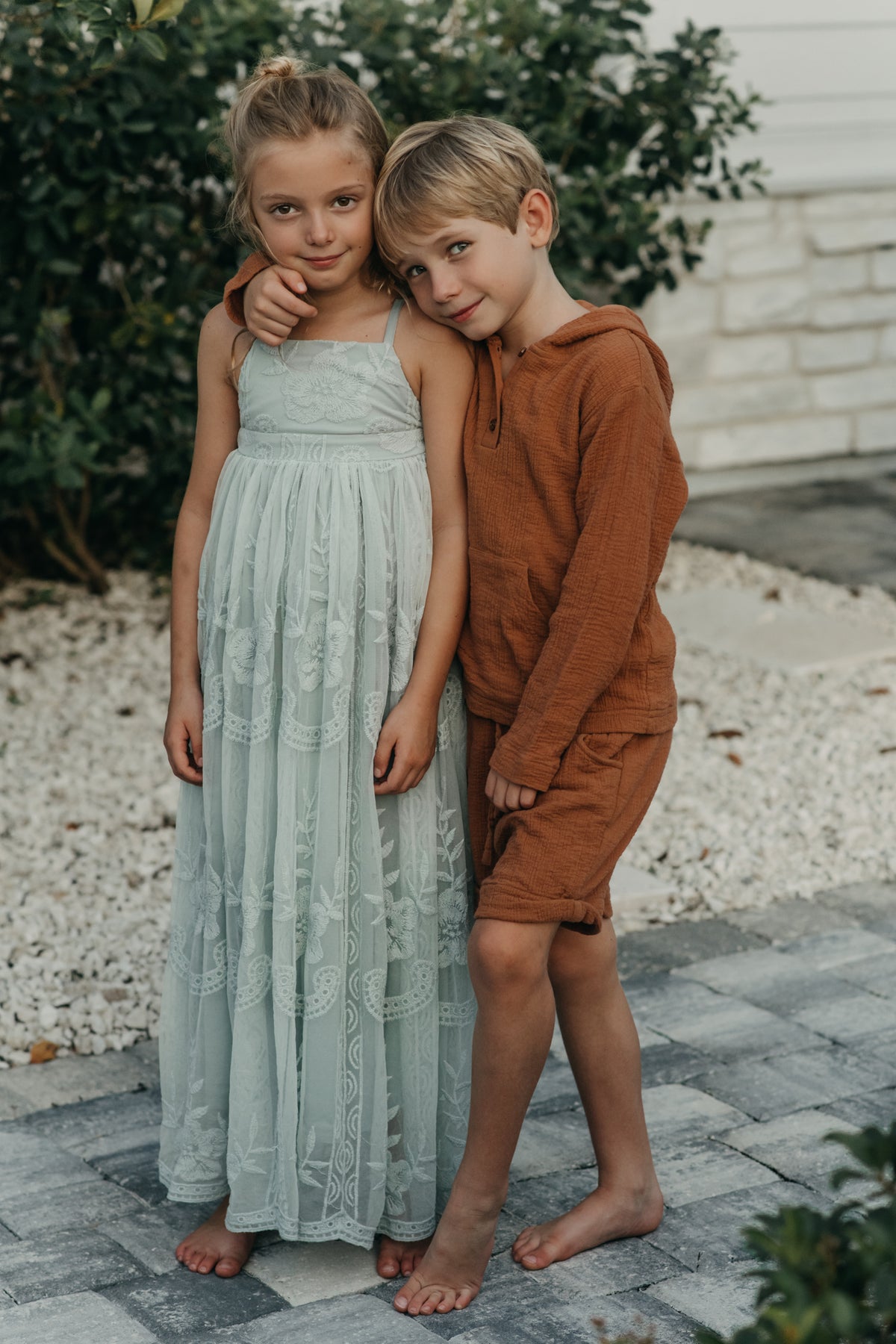 SS Girl's Dress Madeline Lace Dress (airy blue)