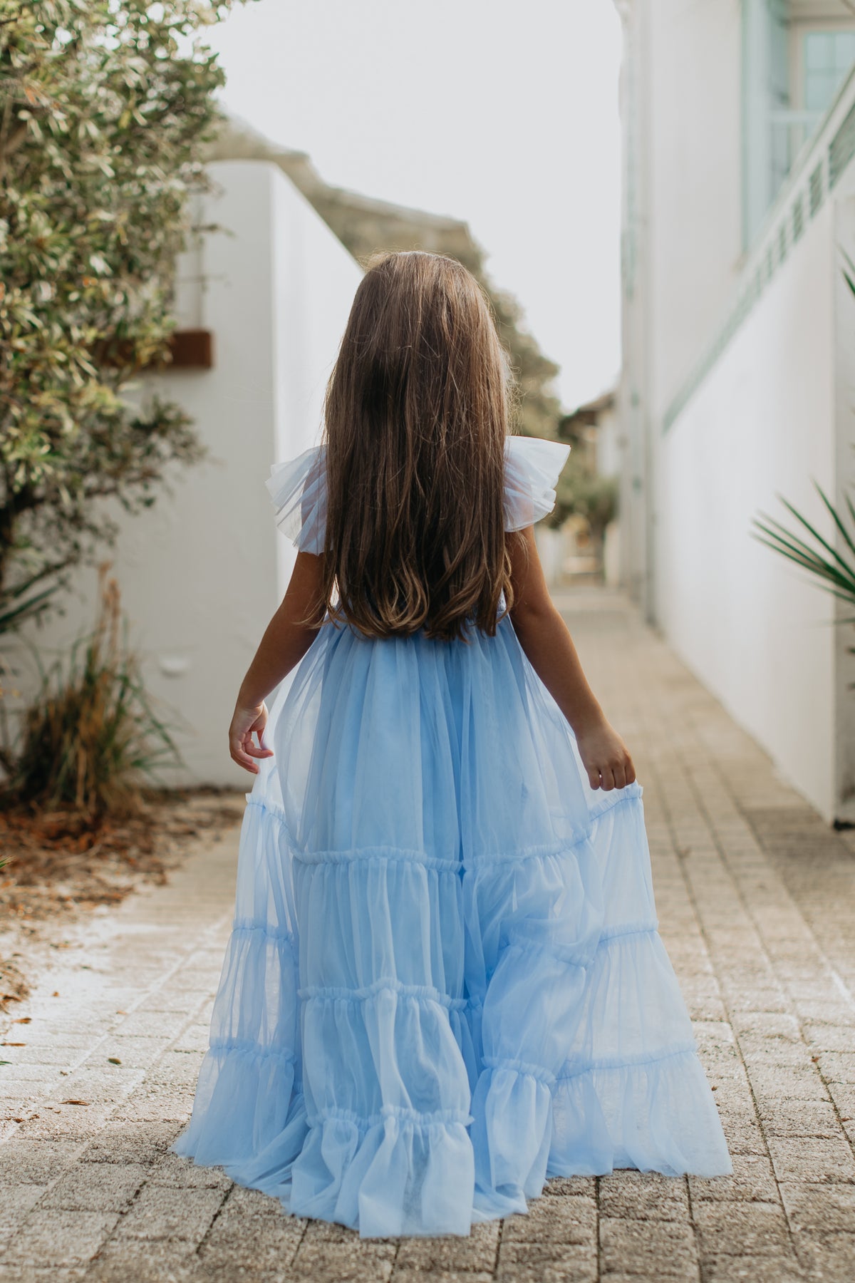 SS Girl's Dress Marabella Dress (periwinkle tulle)
