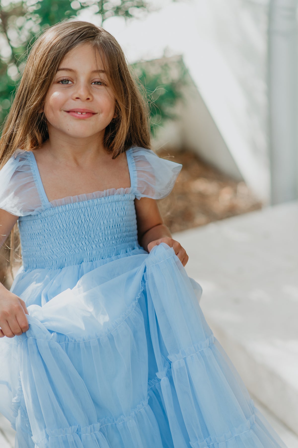 SS Girl's Dress Marabella Dress (periwinkle tulle)