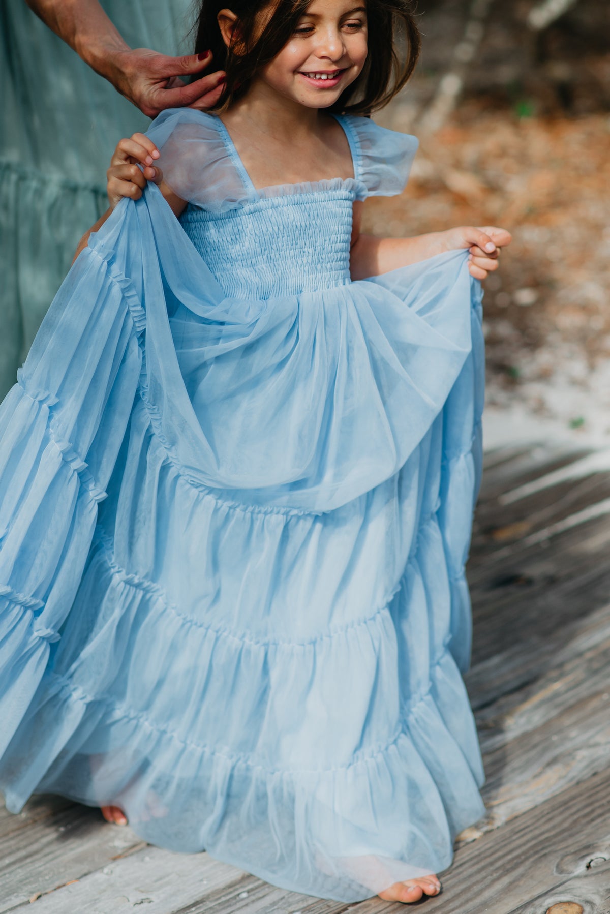 SS Girl's Dress Marabella Dress (periwinkle tulle)