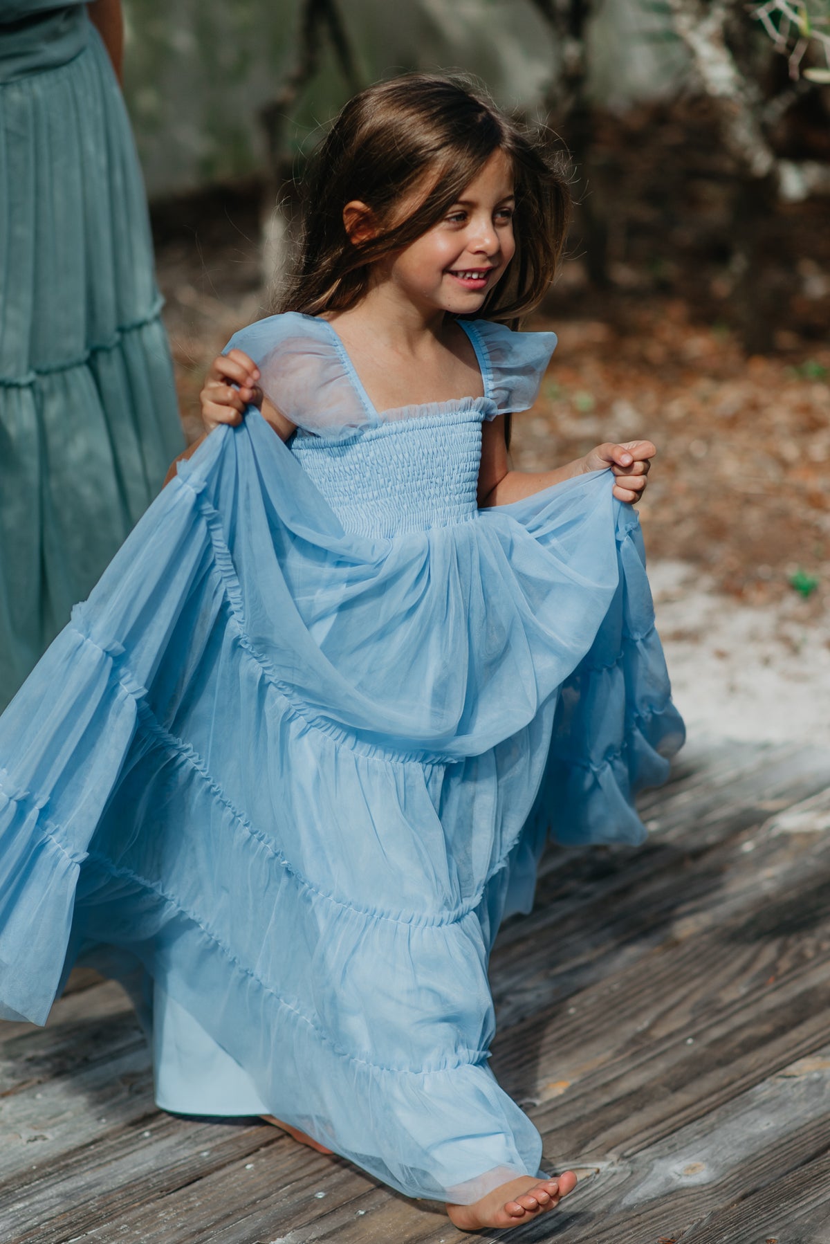 SS Girl's Dress Marabella Dress (periwinkle tulle)