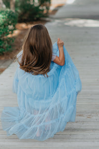 SS Girl's Dress Marabella Dress (periwinkle tulle)