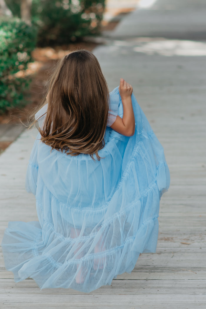 SS Girl's Dress Marabella Dress (periwinkle tulle)