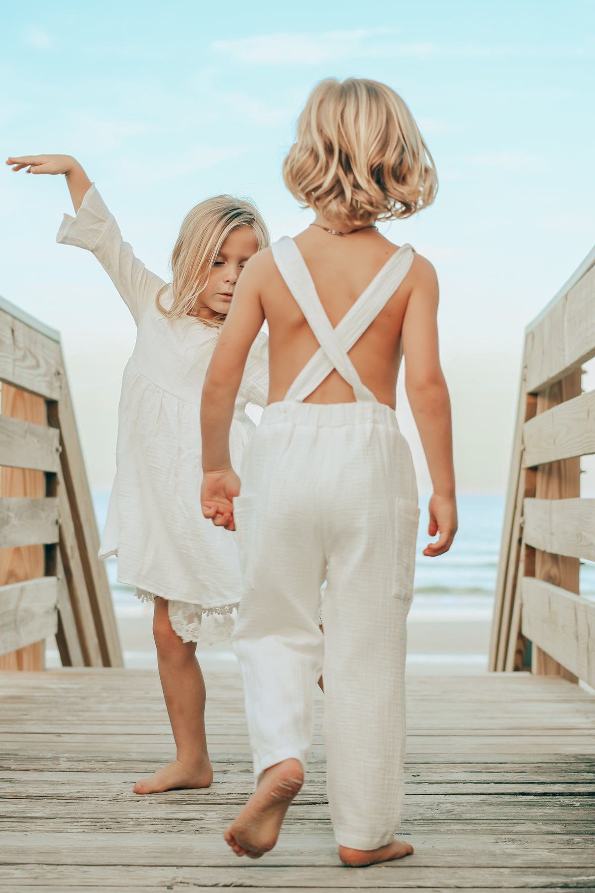SS Boy's Bottoms Finn Pants (white muslin)