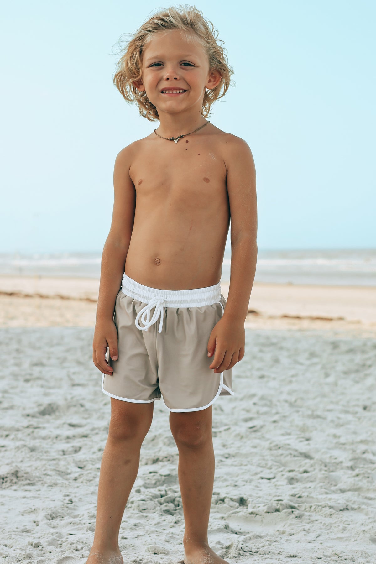 LB Boy's Swim Board Shorts (ash)