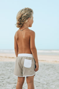 LB Boy's Swim Board Shorts (ash)