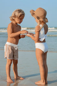 LB Boy's Swim Board Shorts (ash)