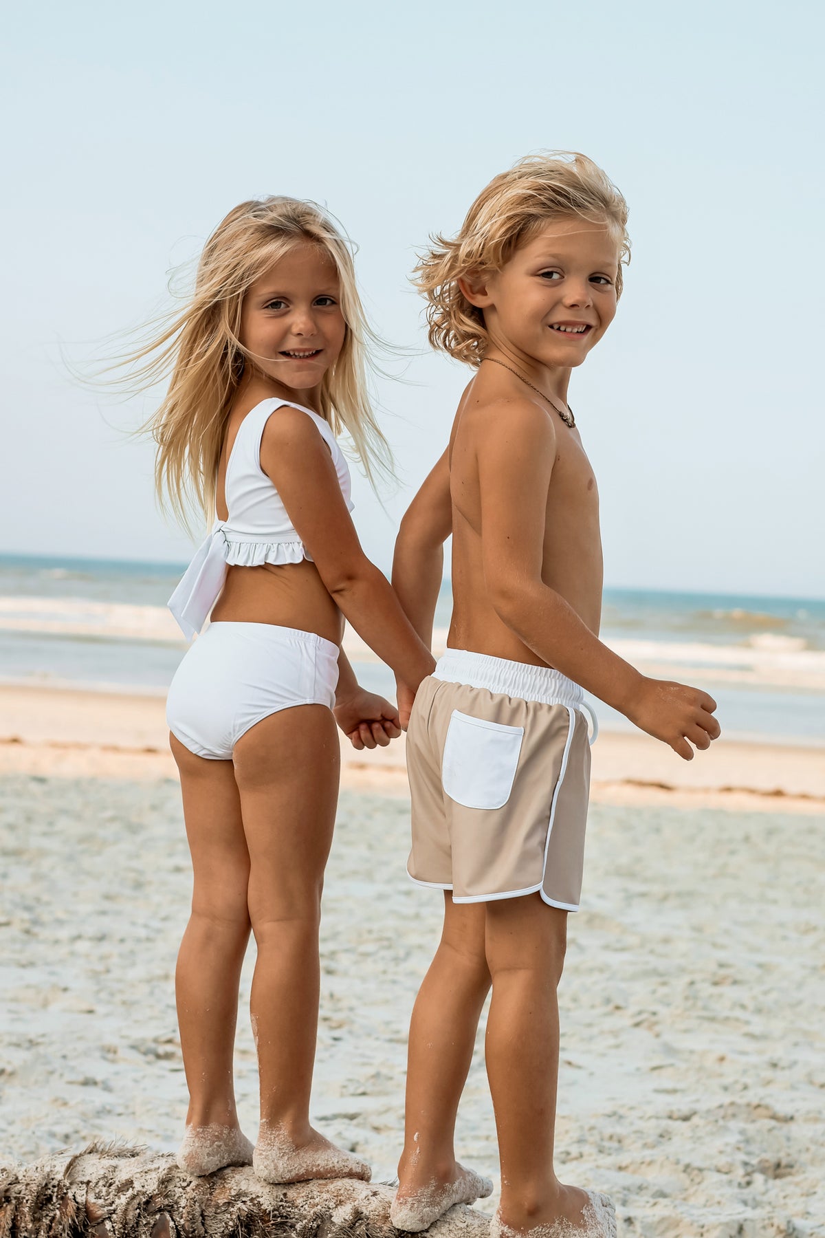 LB Boy's Swim Board Shorts (ash)