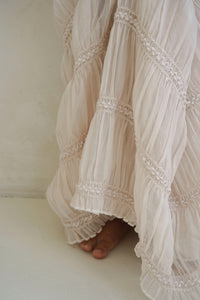 SS Girl's Dress Pippa Maxi (natural chiffon)