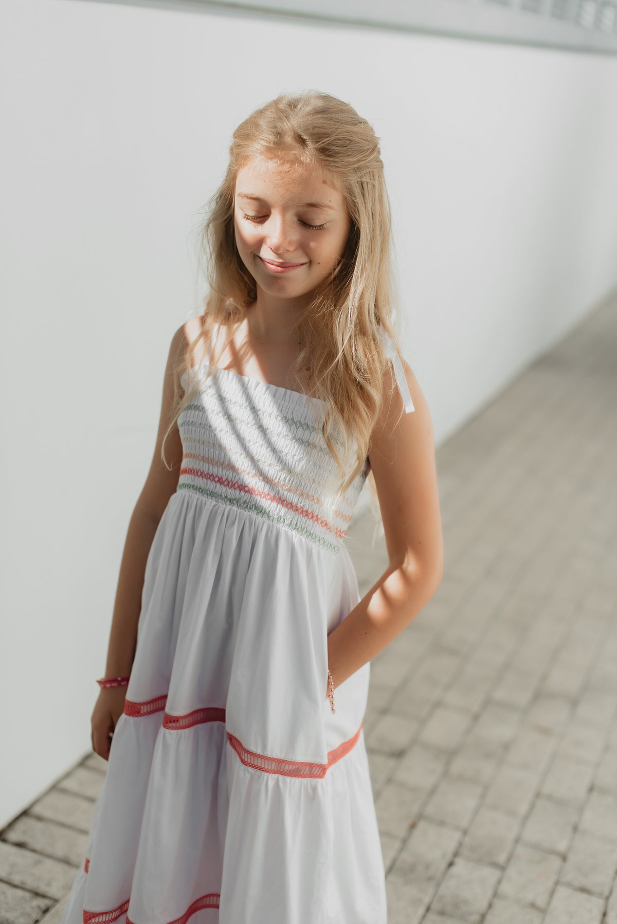 LB Girl's Dress Stella Maxi (rainbow) FINAL SALE