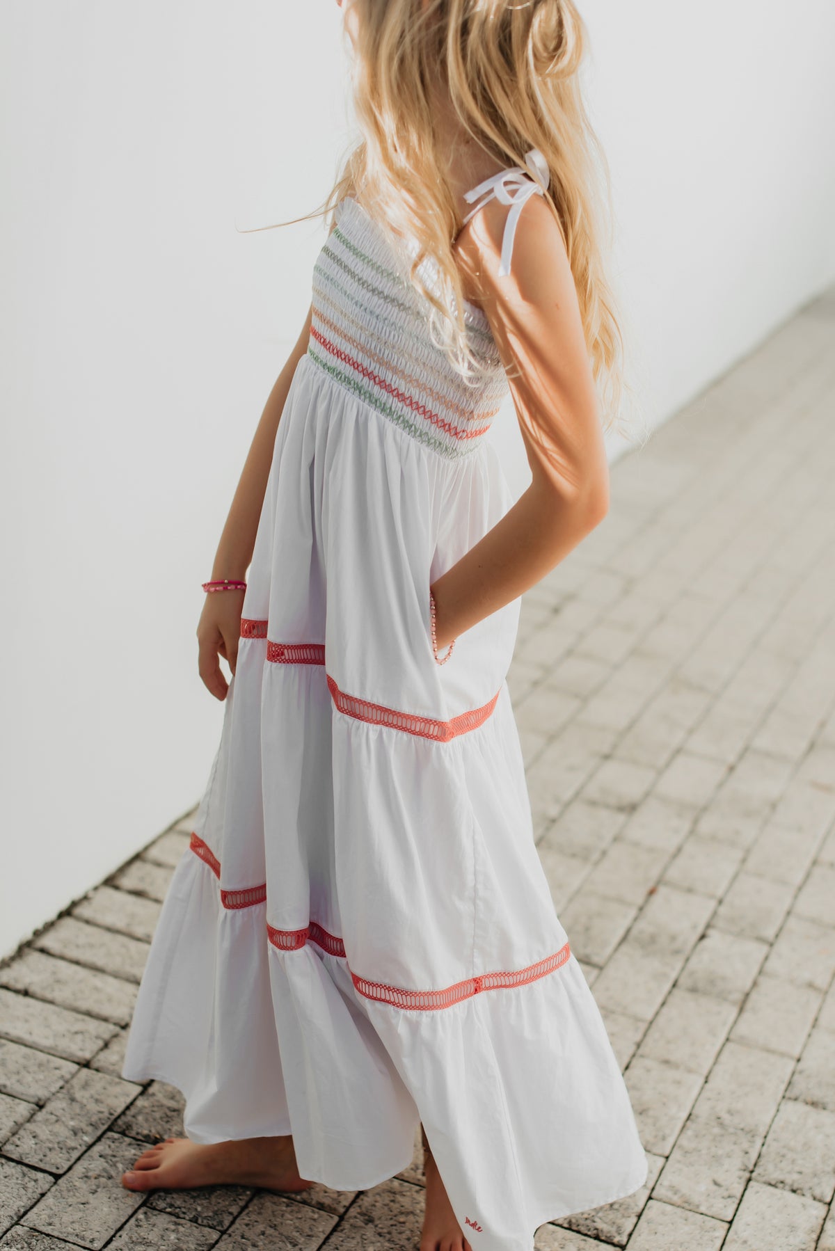 LB Girl's Dress Stella Maxi (rainbow) FINAL SALE