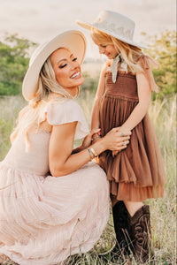 SS Girl's Dress Isa Dress (cedar tulle)