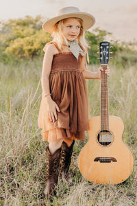 SS Girl's Dress Isa Dress (cedar tulle)