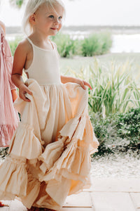 SS Girl's Dress Wendy Dress (sand muslin)