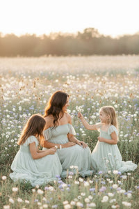 SS Girl's Dress Marabella Dress (mint tulle)
