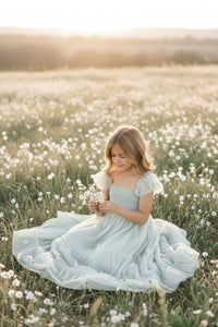 SS Girl's Dress Marabella Dress (mint tulle)