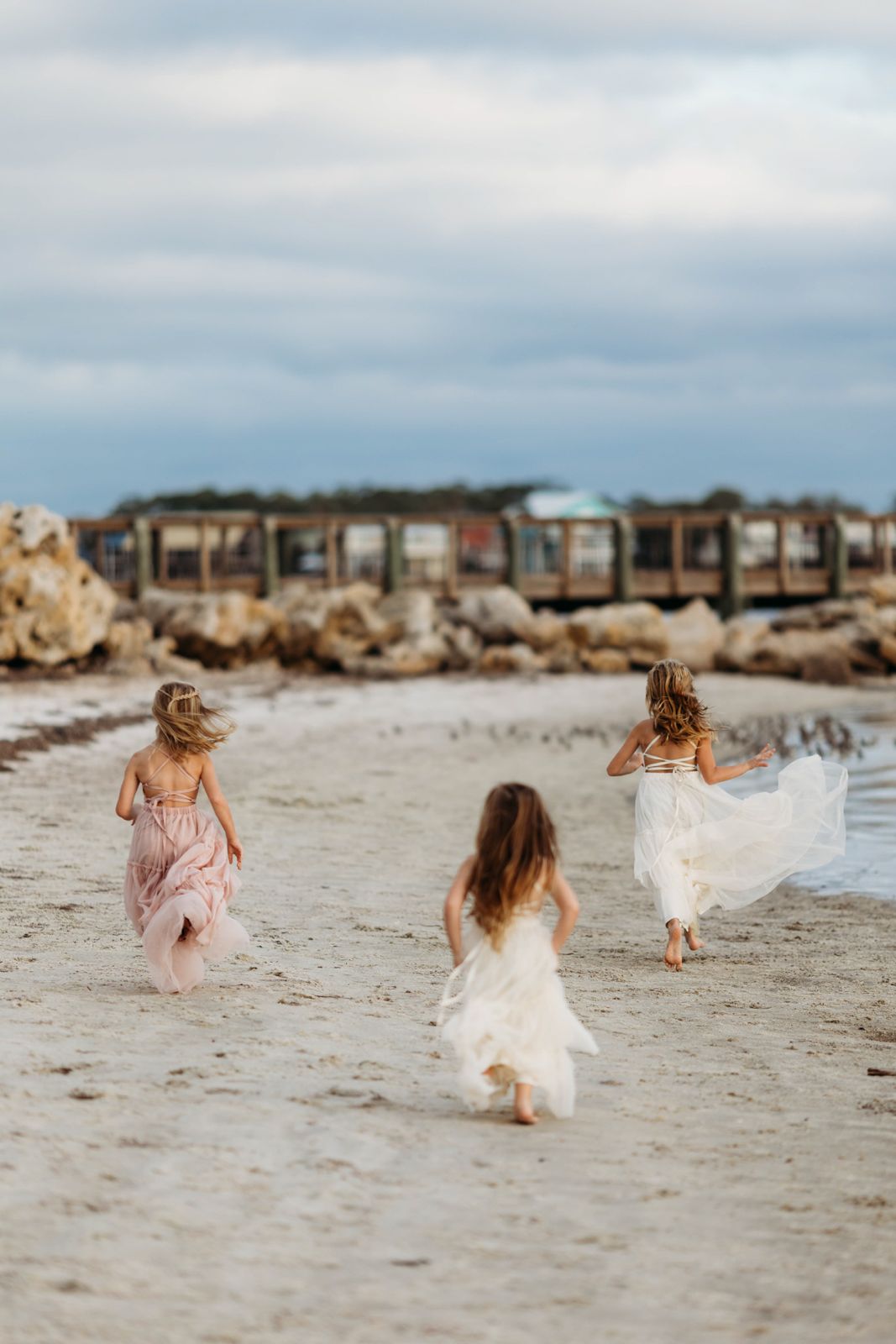 SS Girl's Dress Wendy Dress (antique ivory tulle)