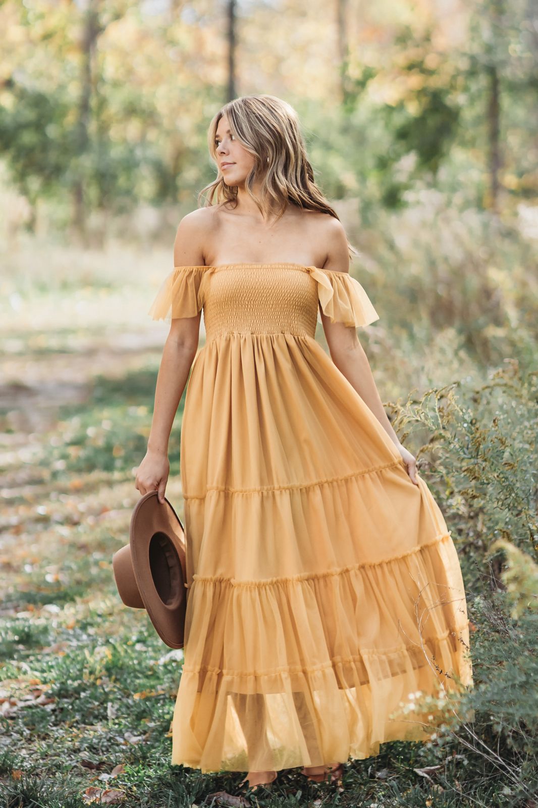 SS Women's Dress Women's Marabella Dress (saffron tulle)