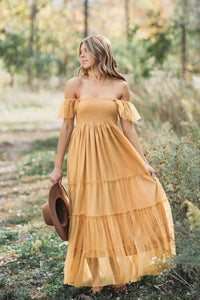 SS Women's Dress Women's Marabella Dress (saffron tulle)