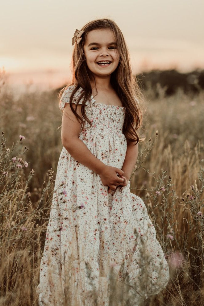 SS Girl's Dress Marabella Dress (wispy floral)