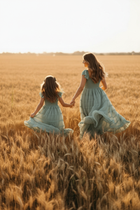 SS Girl's Dress Marabella Dress (sage chiffon)