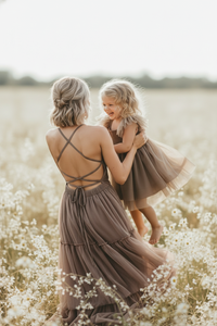 SS Women's Dress Women's Wendy Dress (mocha tulle)