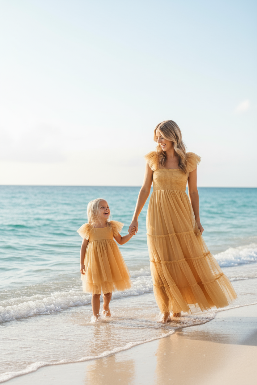 SS Women's Dress Women's Marabella Dress (saffron tulle)