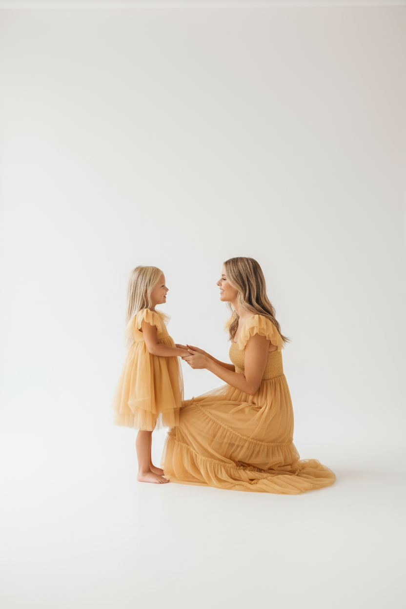 SS Women's Dress Women's Marabella Dress (saffron tulle)