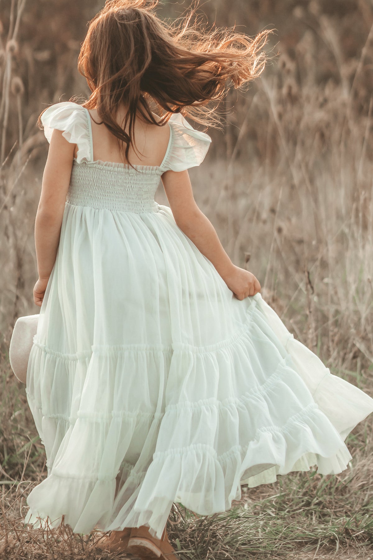SS Girl's Dress Marabella Dress (mint tulle)