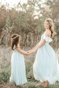 SS Girl's Dress Marabella Dress (mint tulle)