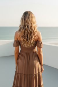 SS Women's Dress Women's Marabella Dress (mocha muslin)