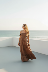 SS Women's Dress Women's Marabella Dress (mocha muslin)
