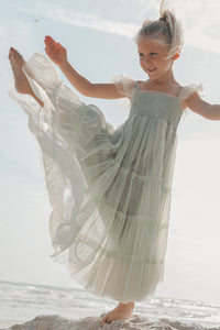 SS Girl's Dress Marabella Dress (mint tulle)