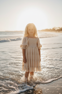 SS Girl's Dress Karina Dress (natural chiffon)