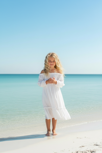 SS Girl's Dress Pippa Dress (white muslin)