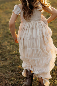 SS Girl's Dress Marabella Dress (natural chiffon)