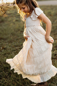 SS Girl's Dress Marabella Dress (natural chiffon)