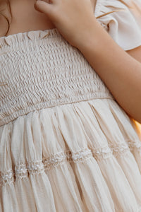 SS Girl's Dress Marabella Dress (natural chiffon)