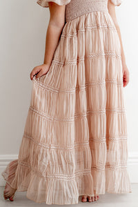 SS Girl's Dress Marabella Dress (soft pink chiffon)
