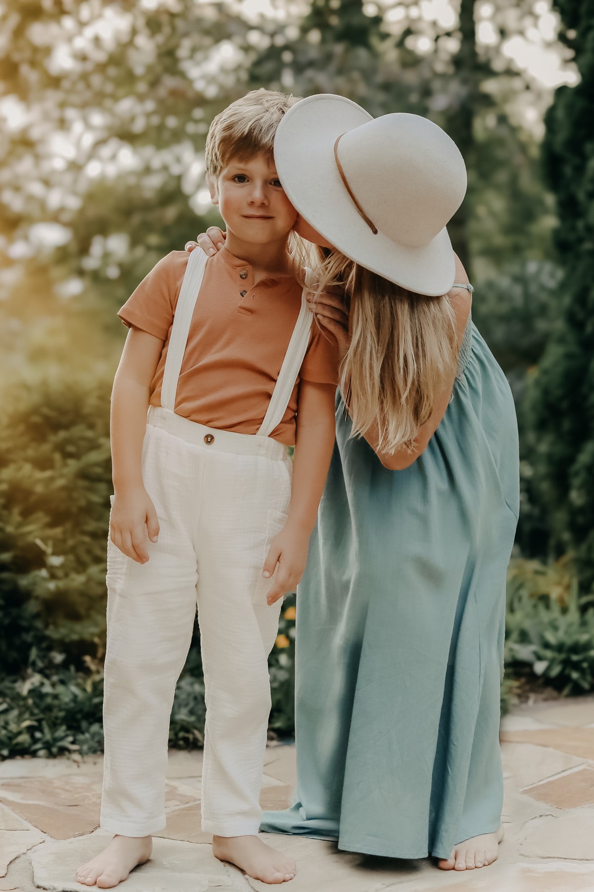 SS Boy's Bottoms Finn Pants (light ivory muslin)