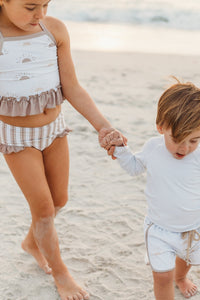 LB Boy's Swim Board Shorts (ash sun)
