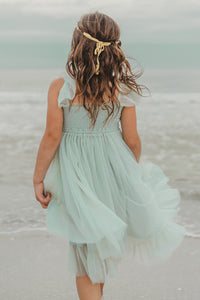 SS Girl's Dress Juliet Dress (mint tulle)
