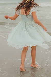 SS Girl's Dress Juliet Dress (mint tulle)