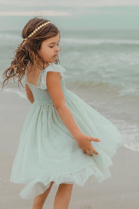 SS Girl's Dress Juliet Dress (mint tulle)