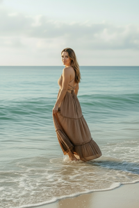 SS Women's Dress Women's Wendy Dress (mocha muslin)