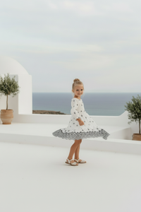 SS Girl's Dress Mira Dress (embroidered diamond)