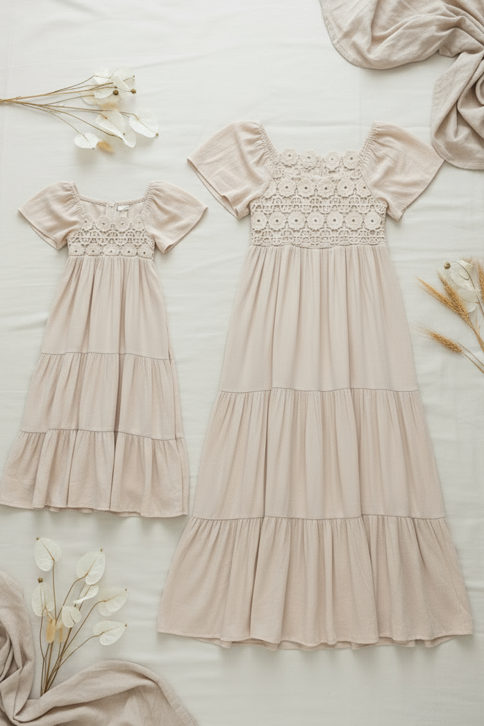 SS Girl's Dress Winnie Lace Dress (natural)