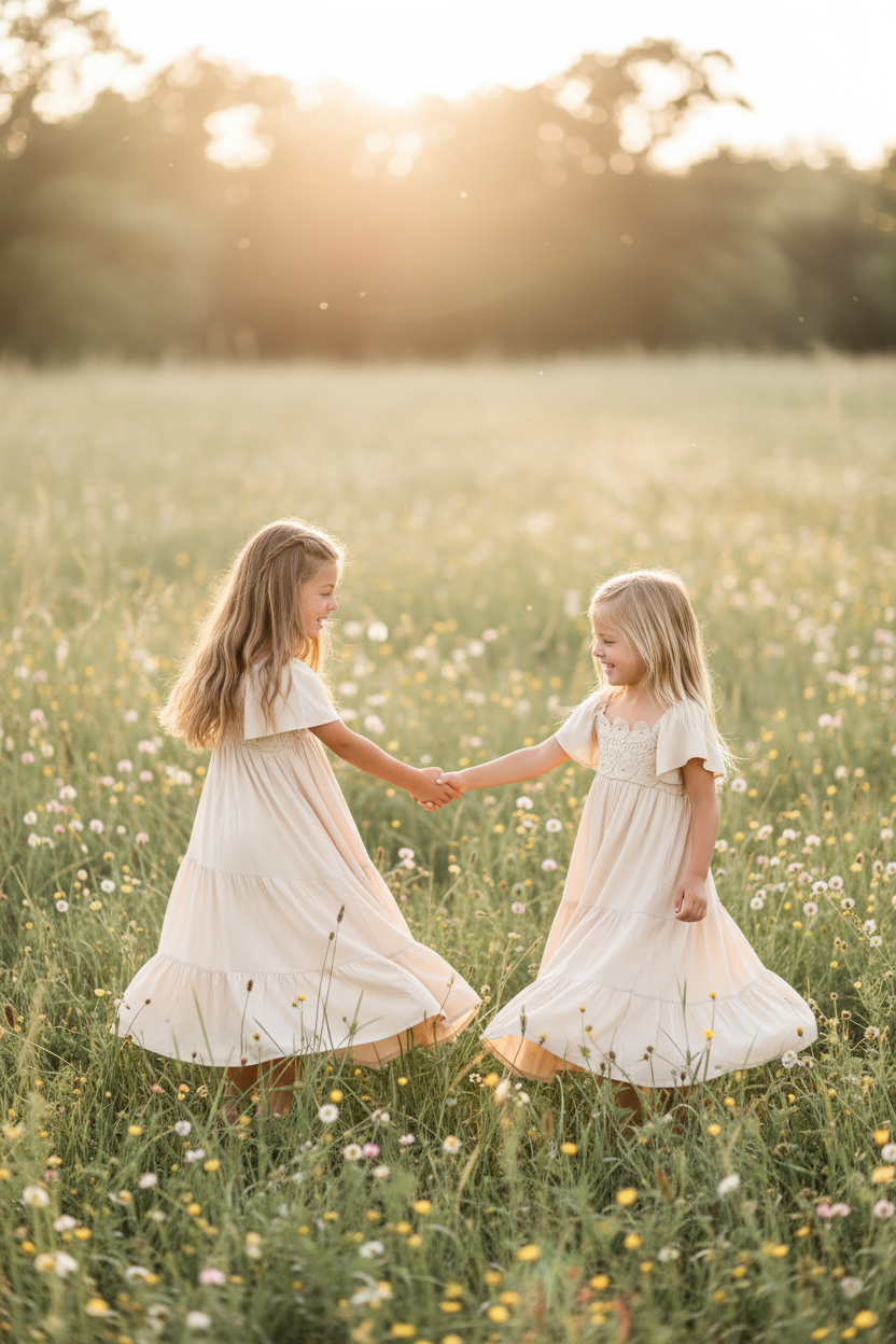 SS Girl's Dress Winnie Lace Dress (natural)
