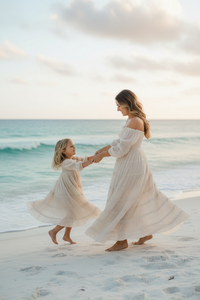 SS Girl's Dress Pippa Maxi (natural chiffon)